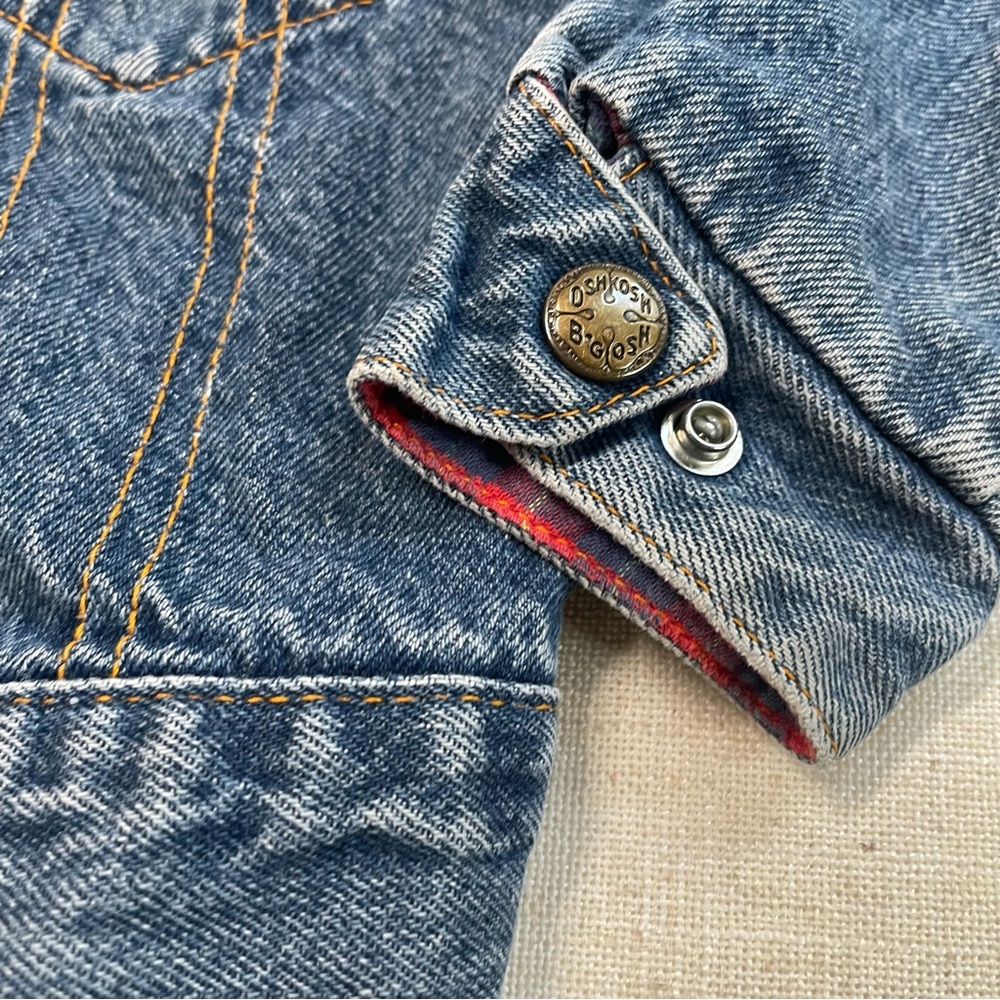 Vintage Oshkosh B’Gosh Denim Western Jacket Size 6 - Picture 4 of 12